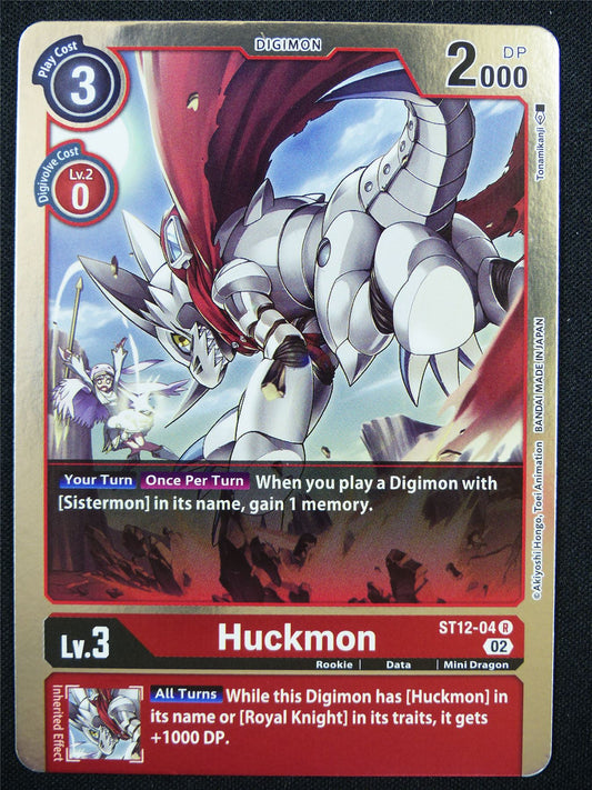 Huckmon ST12-04 R - Digimon Card #18V