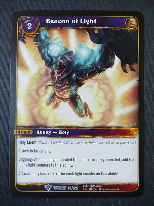 Beacon of Light 54/220 - WoW Card #13Q