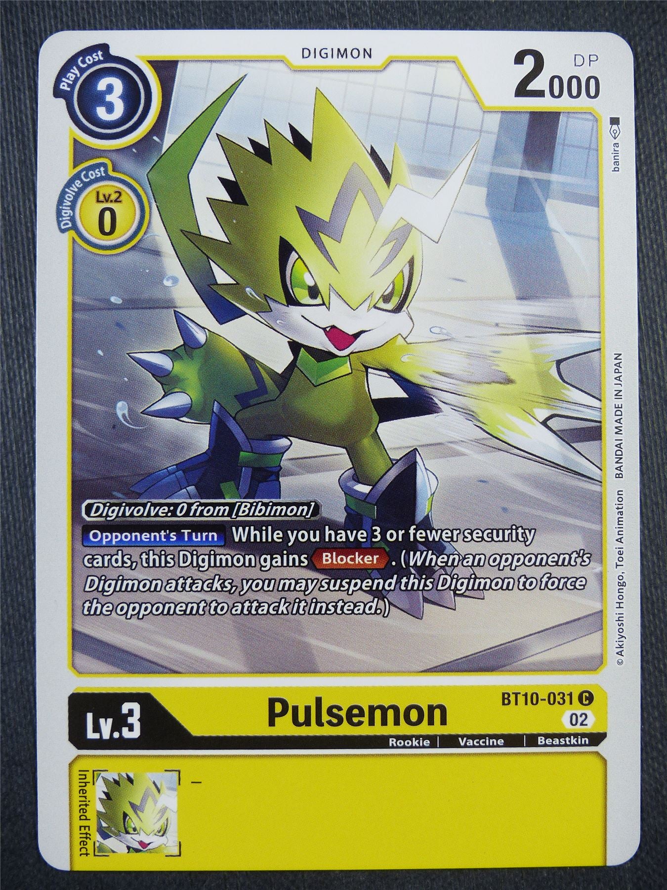 Pulsemon BT10-031 - Xros Encounter - Digimon Card #98P