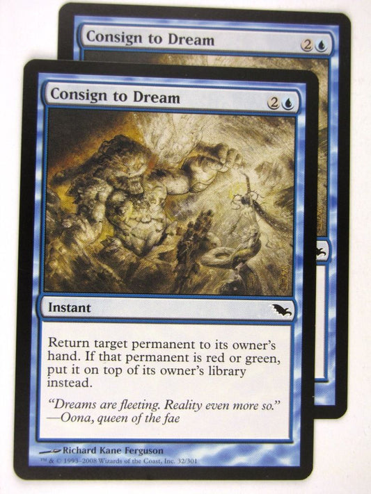 MTG Magic: the Gathering Cards: CONSIGN TO DREAM x2: SHM