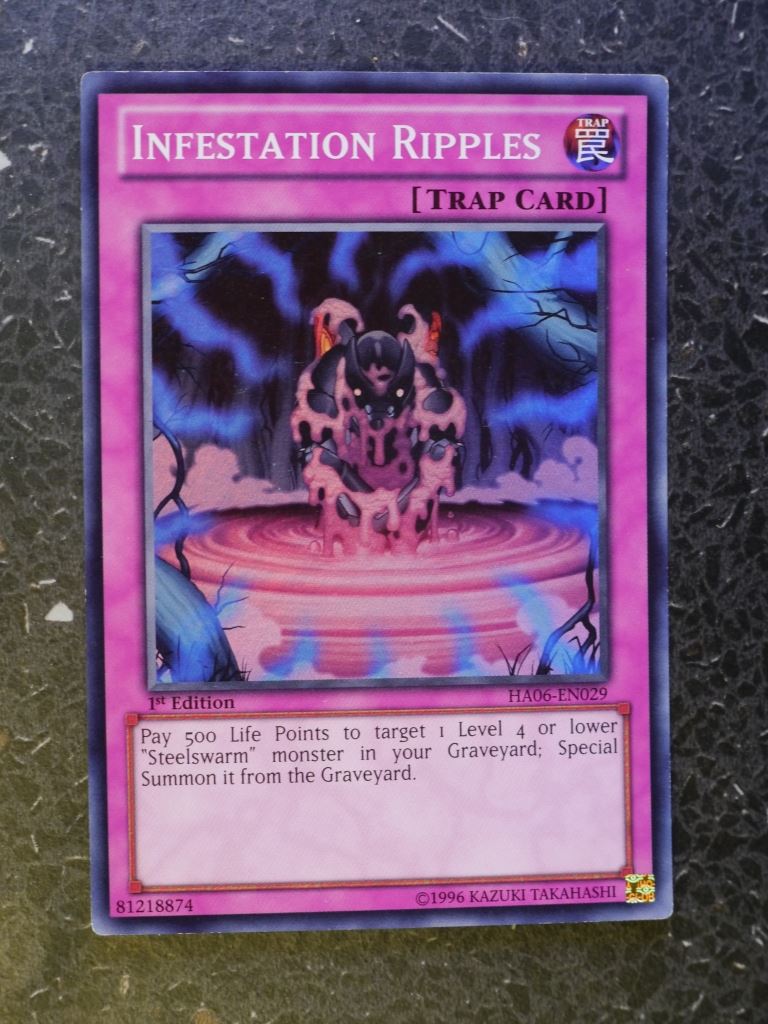 Yugioh Cards: INFESTATION RIPPLES HA06 SUPER RARE # 3F5