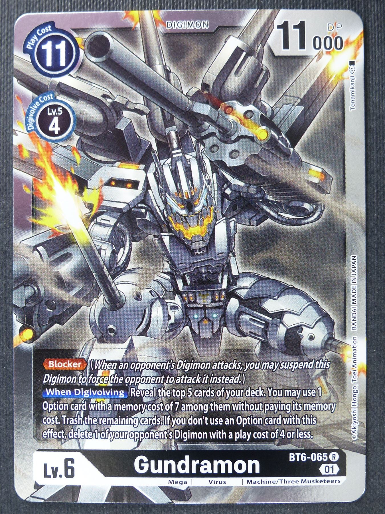 Gundramon BT6-065 R - Digimon Card #26P