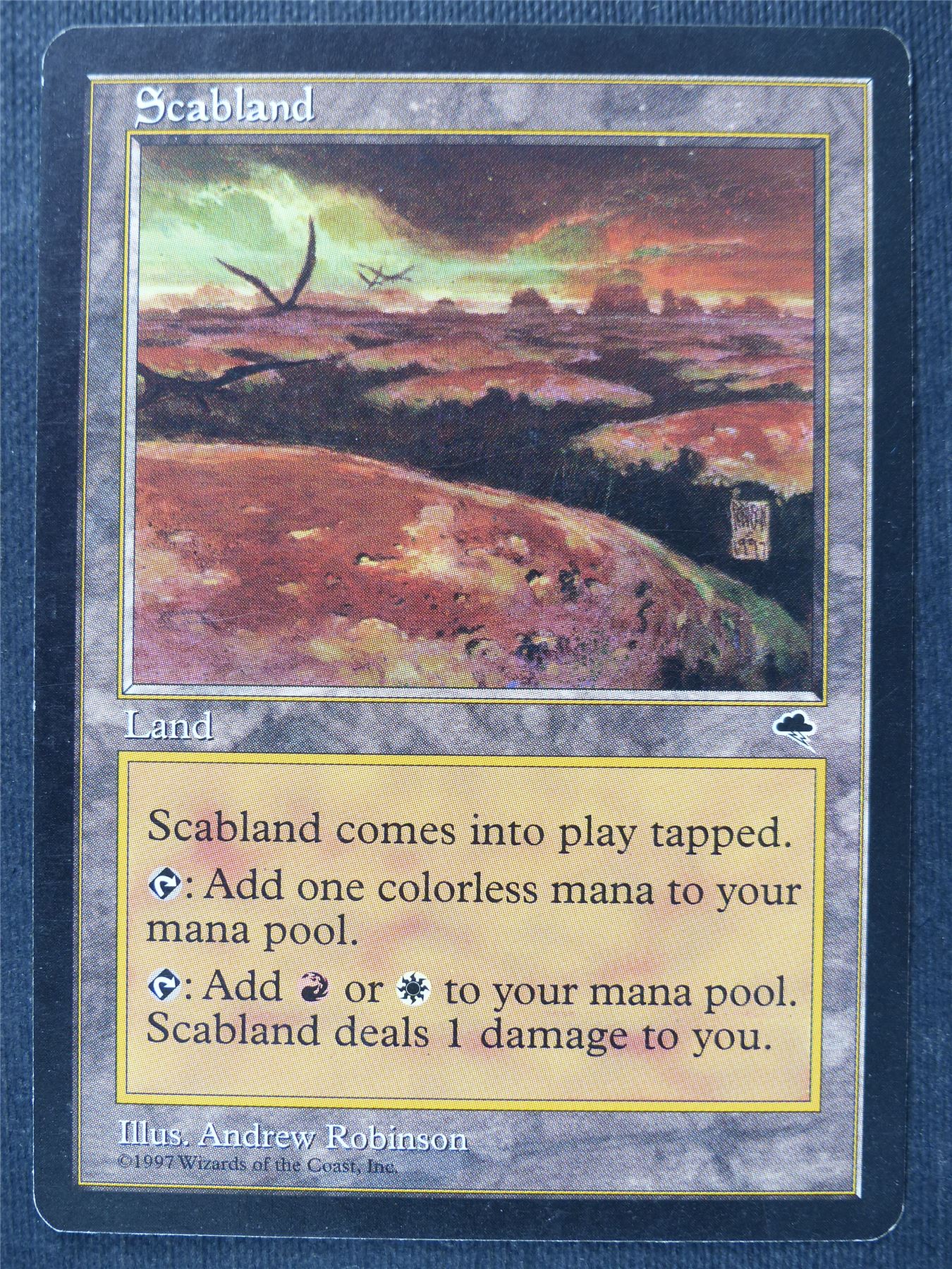Scabland played - Tempest - Mtg Magic Cards #2FD