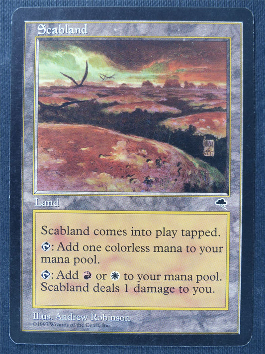 Scabland played - Tempest - Mtg Magic Cards #2FD