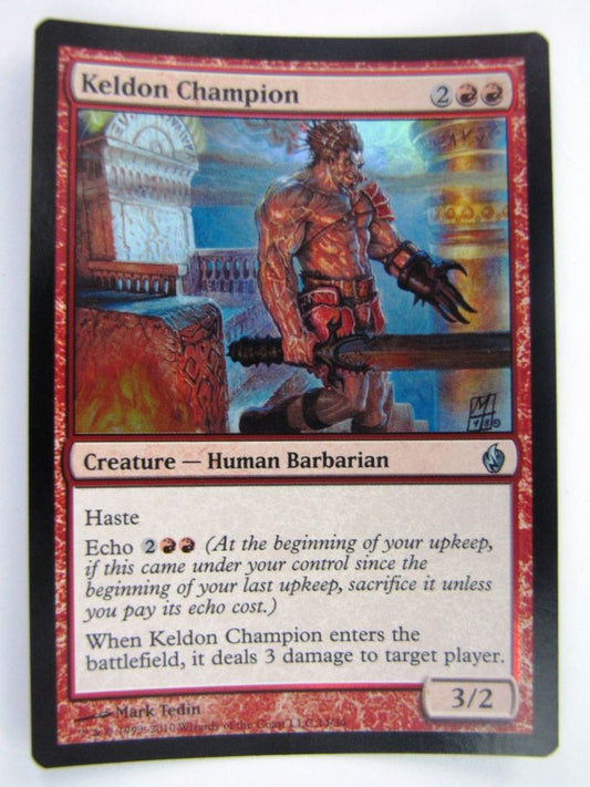 MTG Magic Cards: FOIL Premium: KELDON CHAMPION # 6A100