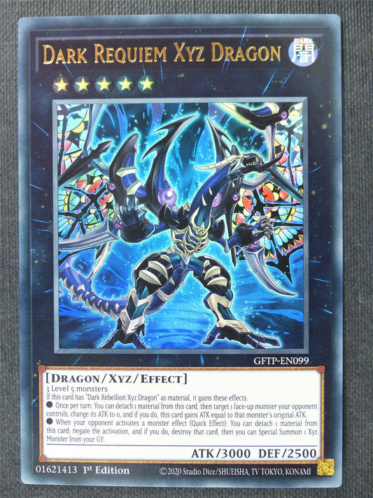 Dark Requiem XYZ Dragon GFTP Ultra Rare - 1st ed - Yugioh Cards #2N8