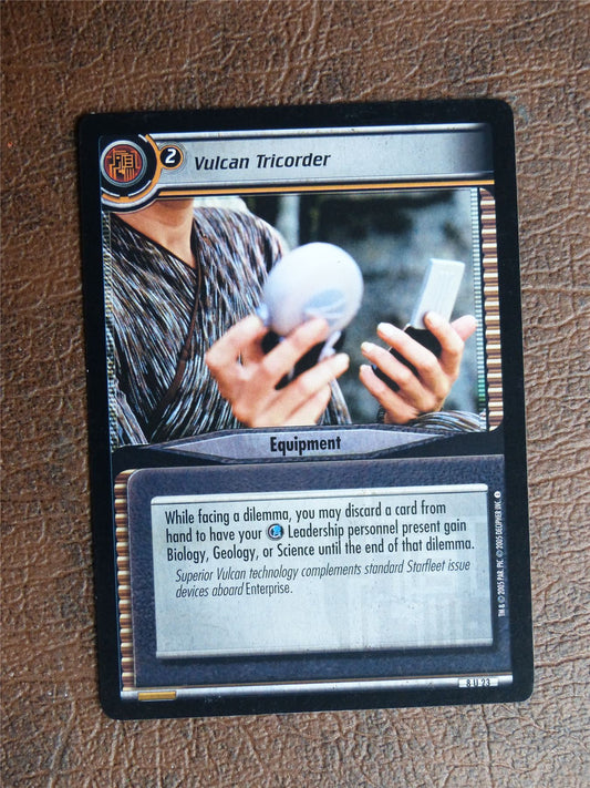 Vulcan Tricorder - Star Trek CCG TCG Card #Y7