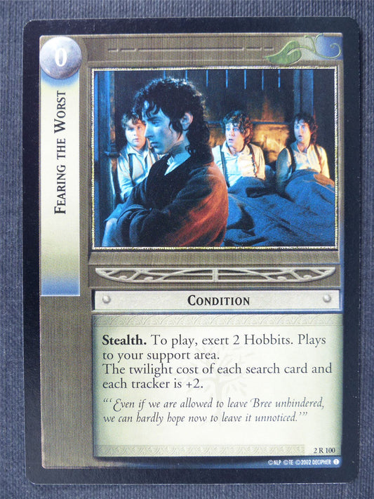 Fearing the Worst 2 R 100 - LotrR Cards #3C6