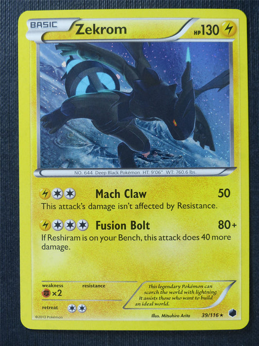 Zekrom 39/116 Holo - Pokemon Card #386