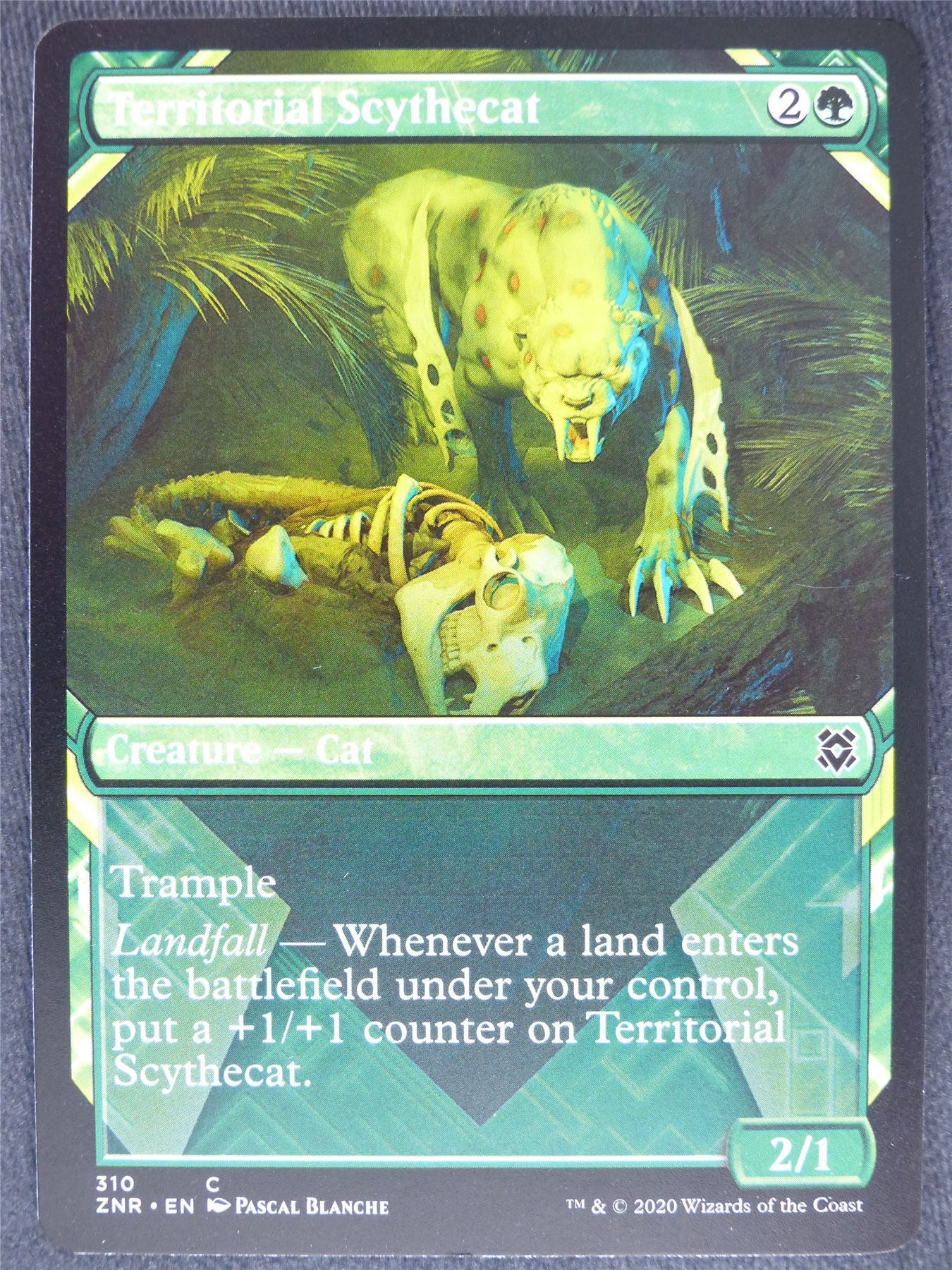 Territorial Scythecat Showcase Mint - Mtg Magic Cards #4T