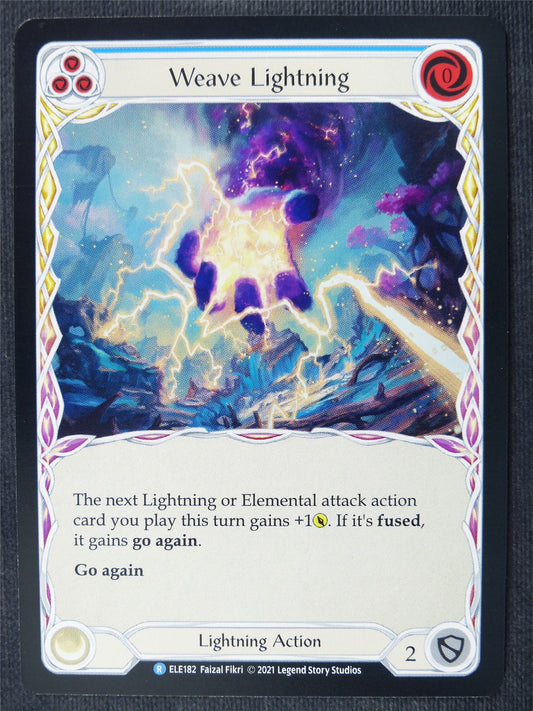 Weave Lightning R Blue - 1st Ed Tales of Aria - Flesh and Blood