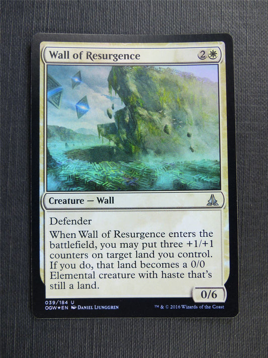 Wall of Resurgence Foil - Mtg Magic Cards #54O