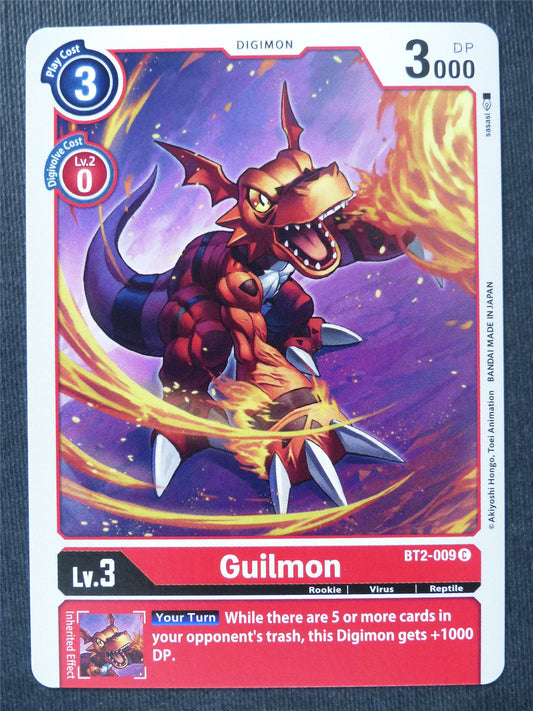 Guilmon BT2-009 C - Digimon Cards #TD