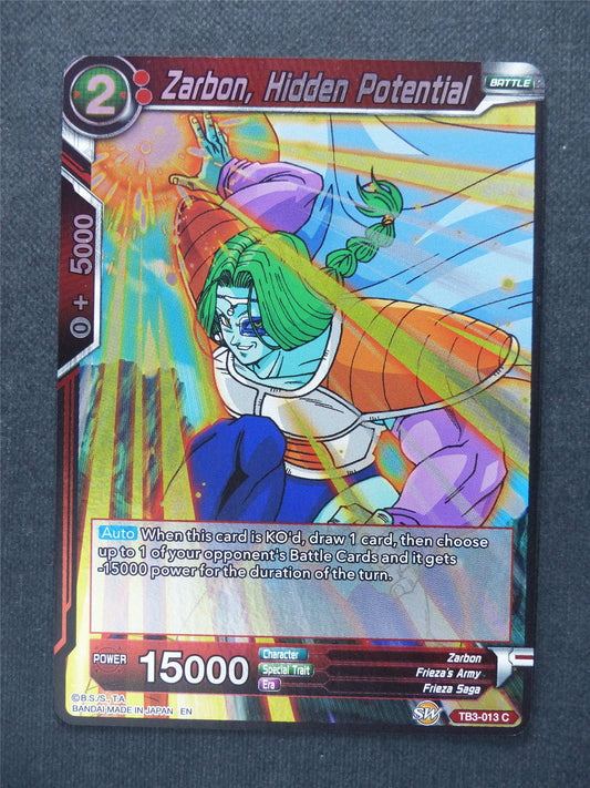 Zarbon Hidden Pontential Foil - Dragon Ball Super Cards #1Q