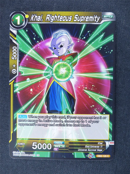 Khai Righteous Supremity - Dragon Ball Super Cards #IX