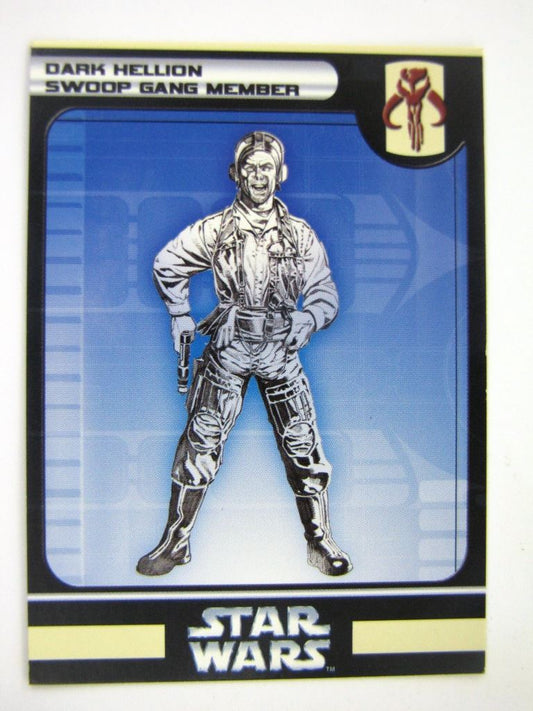 Star Wars Miniature Spare Cards: DARK HELLION SWOOP GANG MEMBER # 11B43