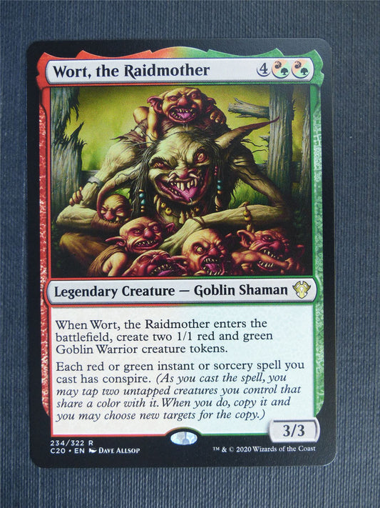 Wort the Raidmother - C20 - Mtg Card