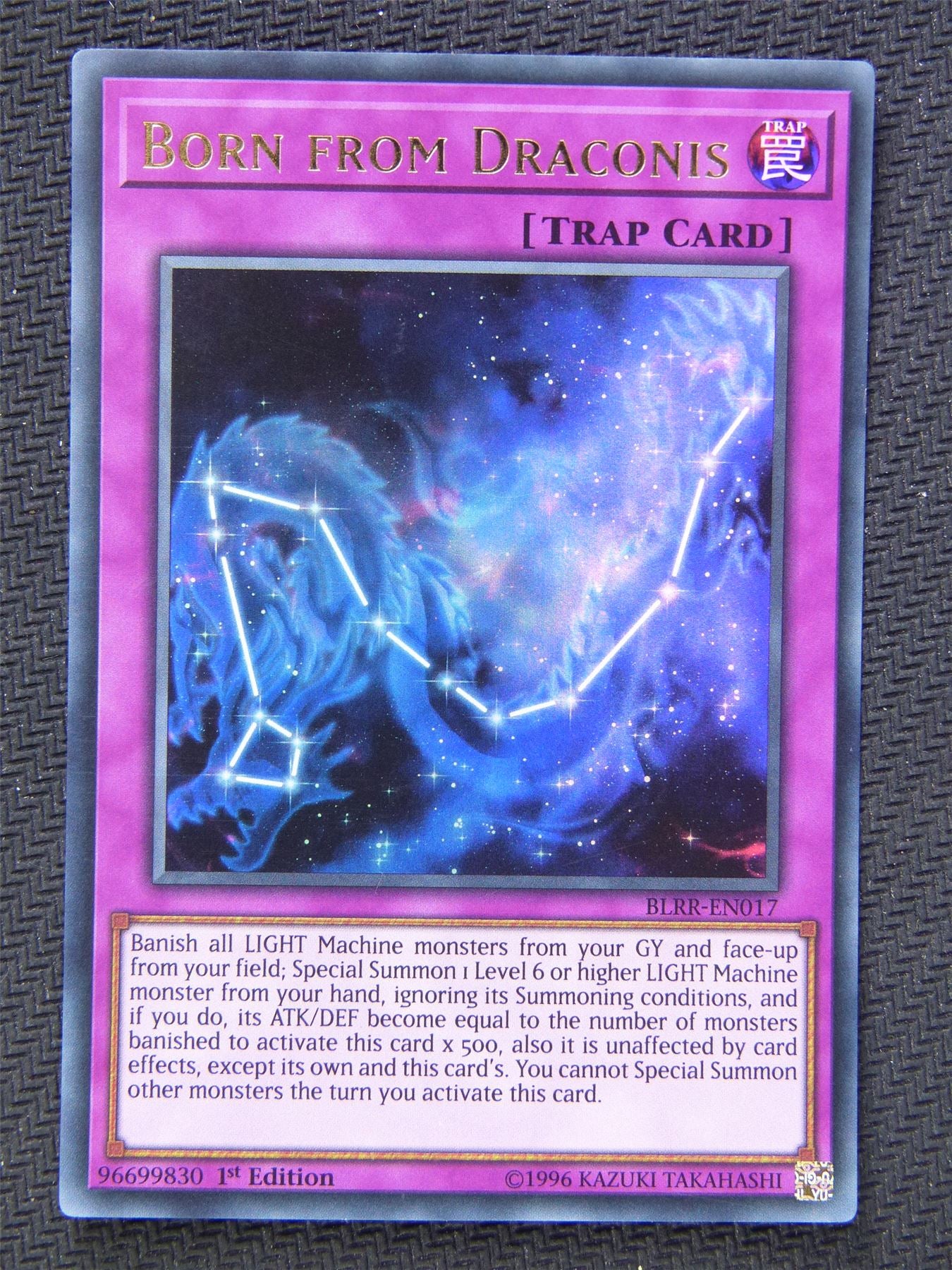 Born From Draconis BLRR - Ultra Rare - Yugioh Card #63K