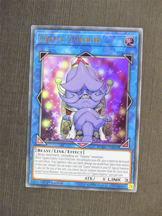 Ojama Emperor DUOV Ultra Rare - 1st ed - Yugioh Cards #5HU