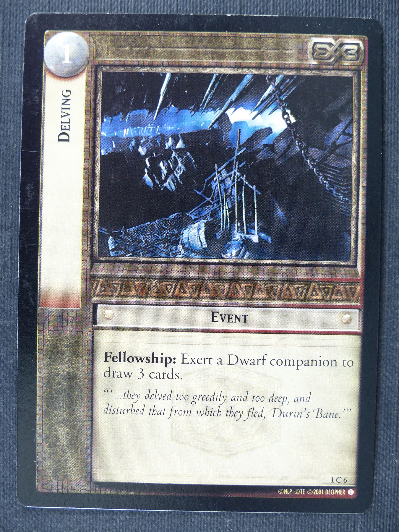 Delving 1 C 6 - LotrR Cards #3GE