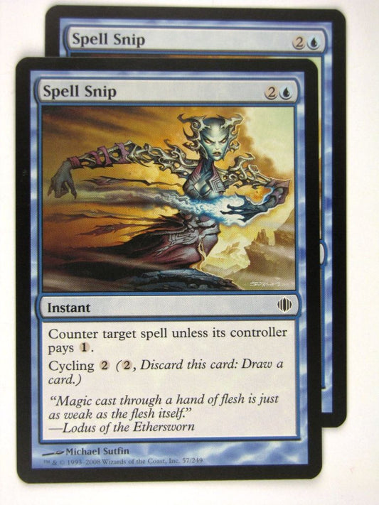MTG Magic: The Gathering Cards: SPELL SNIP x2: ALA