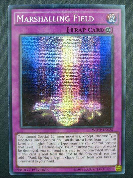 Marshalling Field WSUP Secret Rare - 1st ed Yugioh Card #9C3