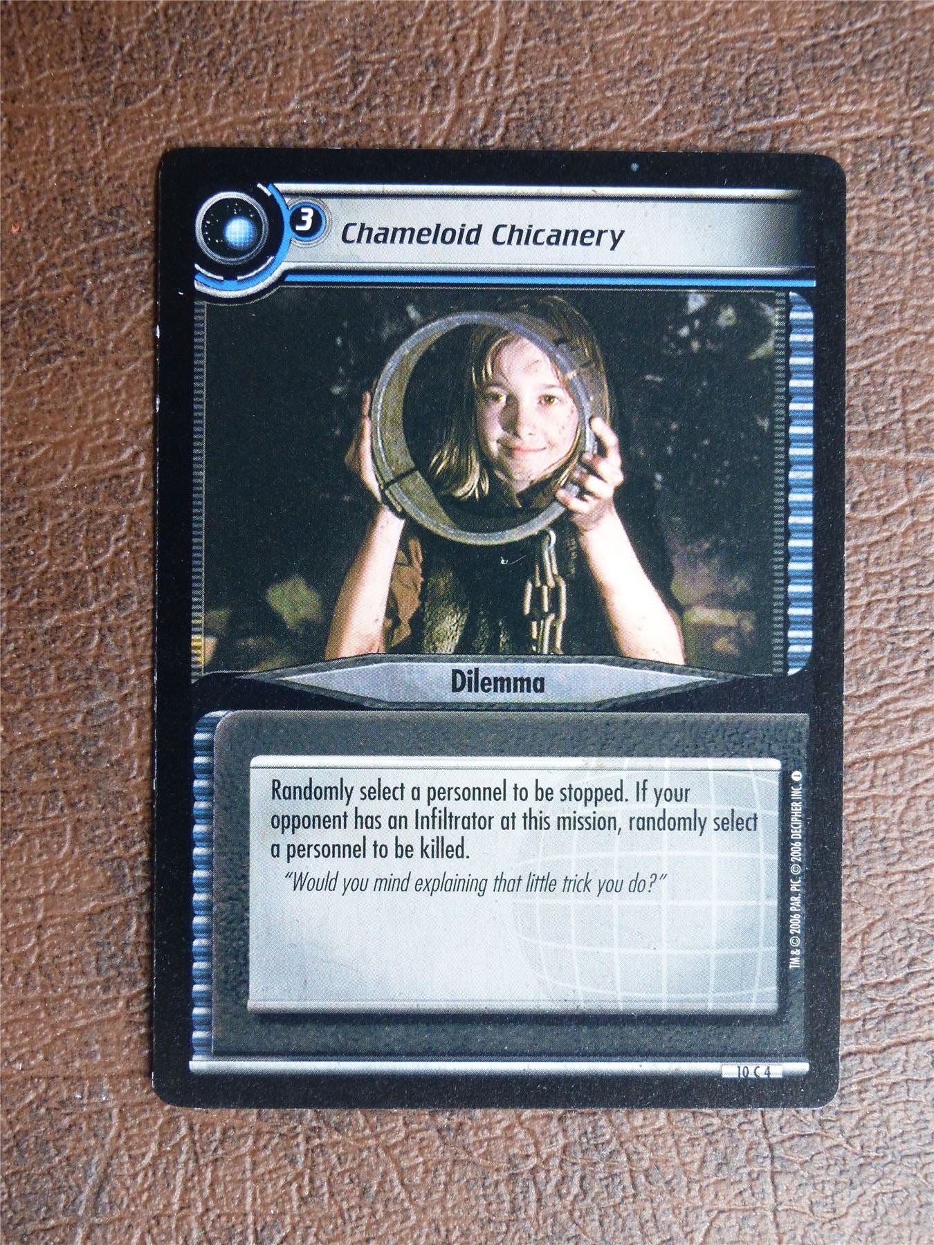 Chameloid Chicanery - Star Trek CCG TCG Card #YM