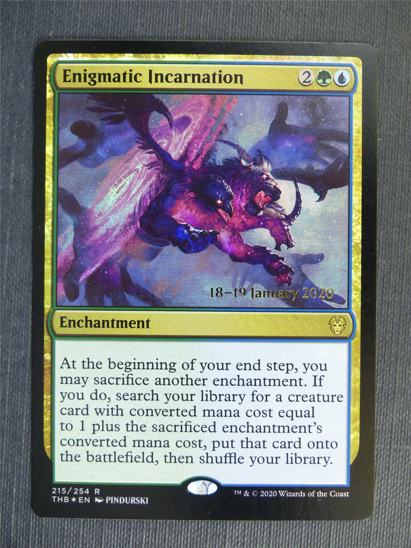 Enigmatic Incarnation Promo Foil - Mtg Magic Cards #2LO