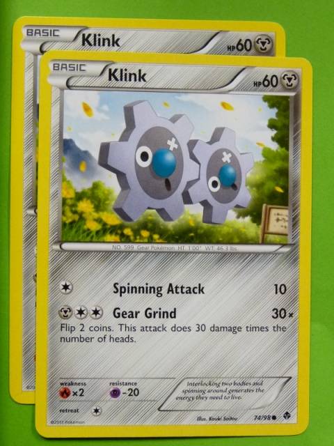 POKEMON B&W Emerging Powers x2 - KLINK 74/98