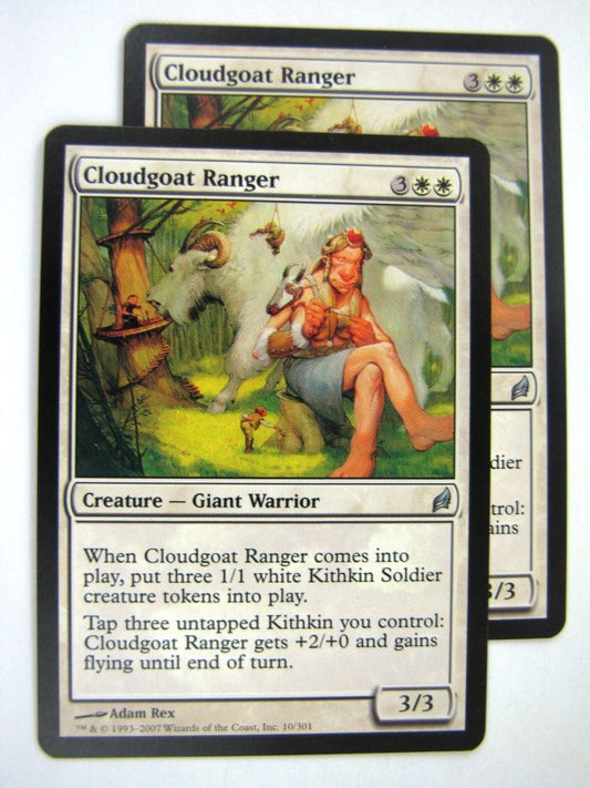 MTG Magic Played Cards: CLOUDGOAT RANGER x2 # 8B13