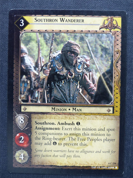 Southron Wanderer 4 C 258 - LotR Cards #LD