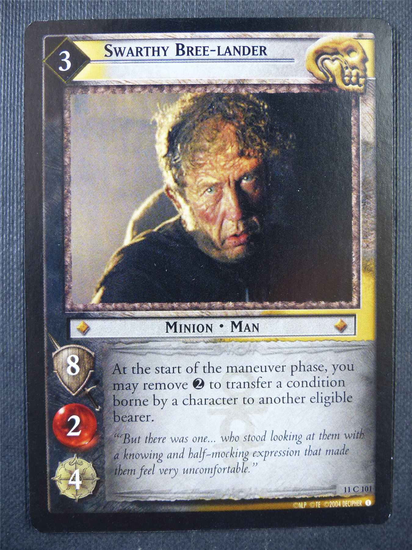 Swarthy Bree-Lander 11 C 101 - LotR Card #76K