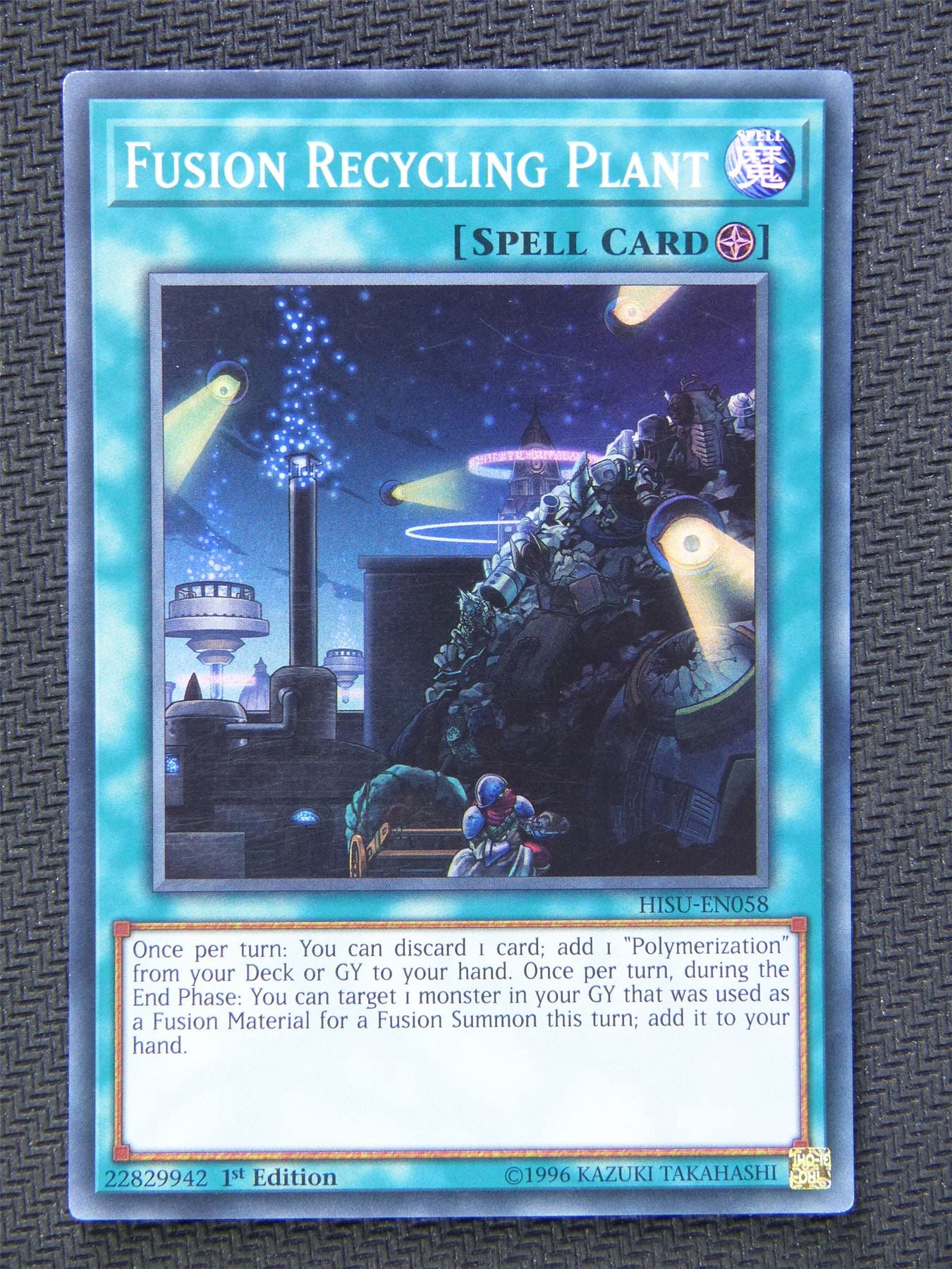 Fusion Recycling Plant HISU - Super Rare - Yugioh Card #5WF