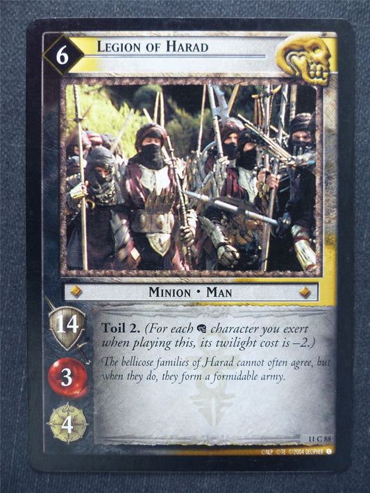 Legion of Harad 11 C 88 - LotR Cards #T8