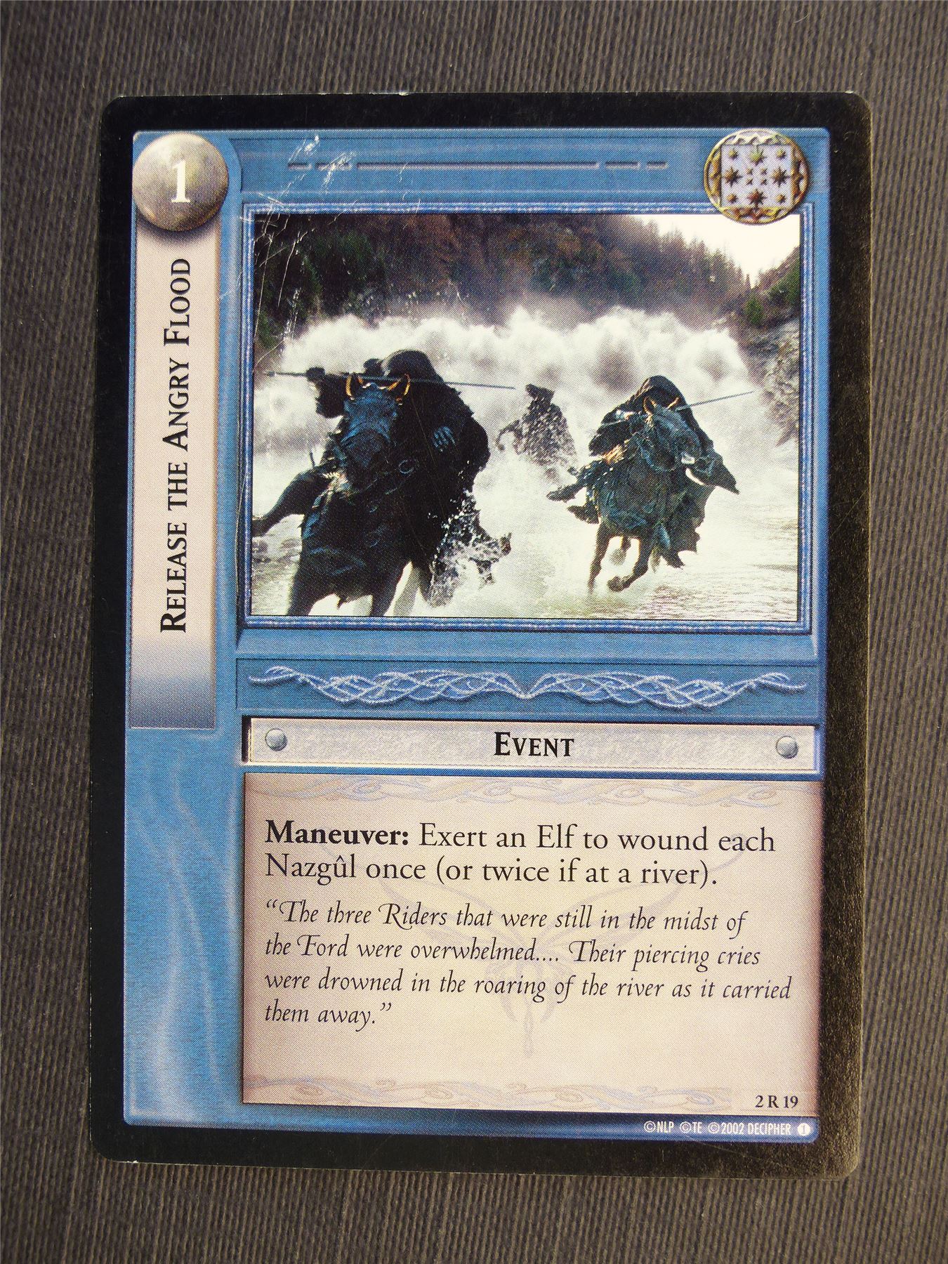 Release the Angry Flood 2 R 19 - LotR Cards #65B