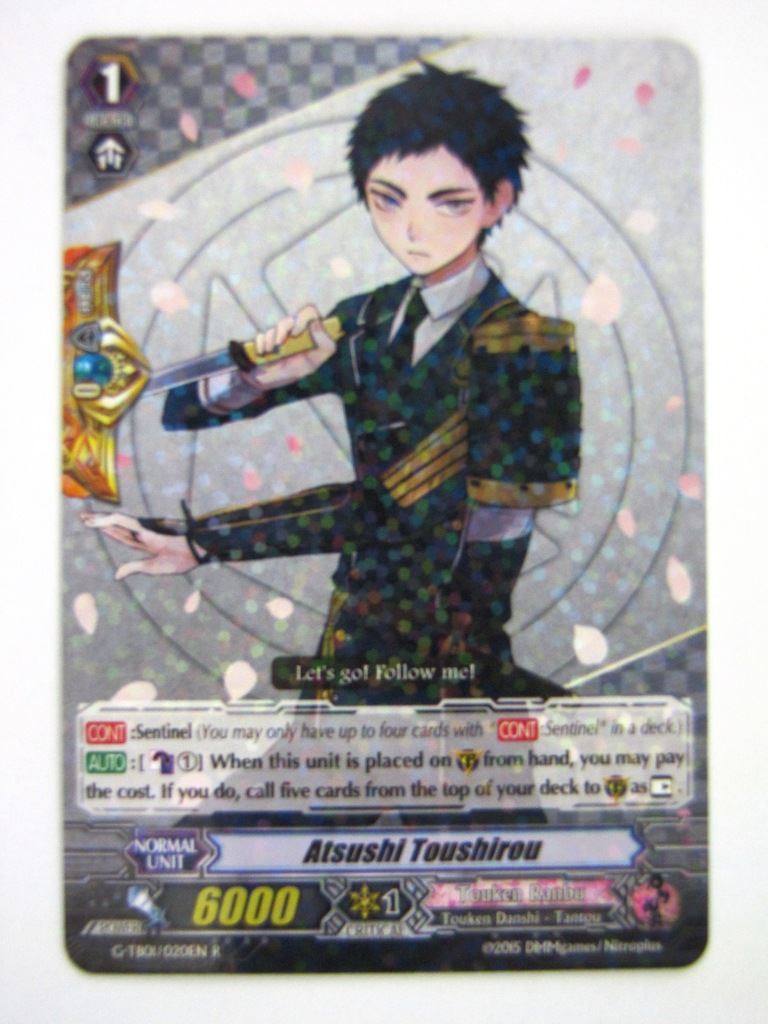 Vanguard Cards: ATSUSHI TOUSHIROU G-TB01 R # 1F28