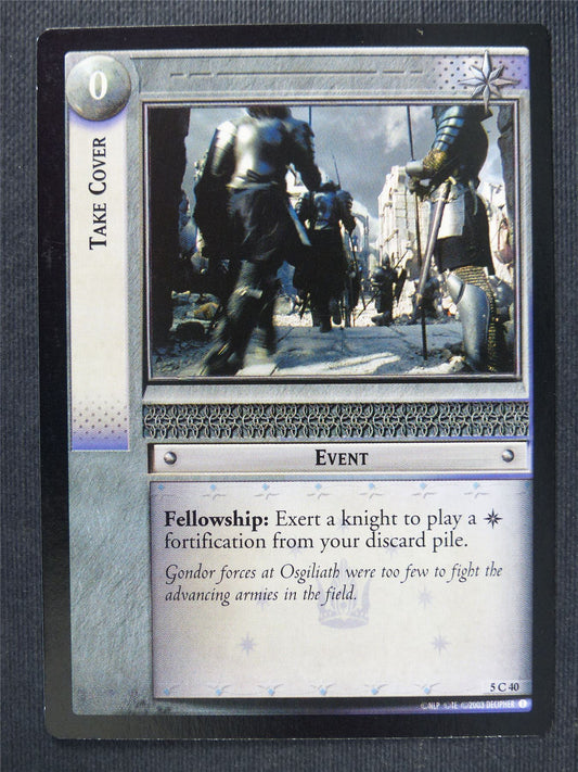 Take Cover 5 C 40 - LotR Cards #3KZ