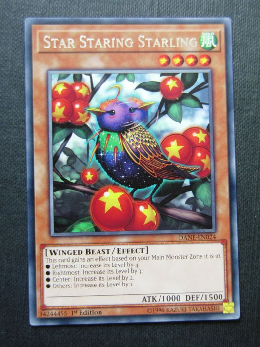 Star Staring Starling DANE Rare - 1st ed - Yugioh Cards #10E