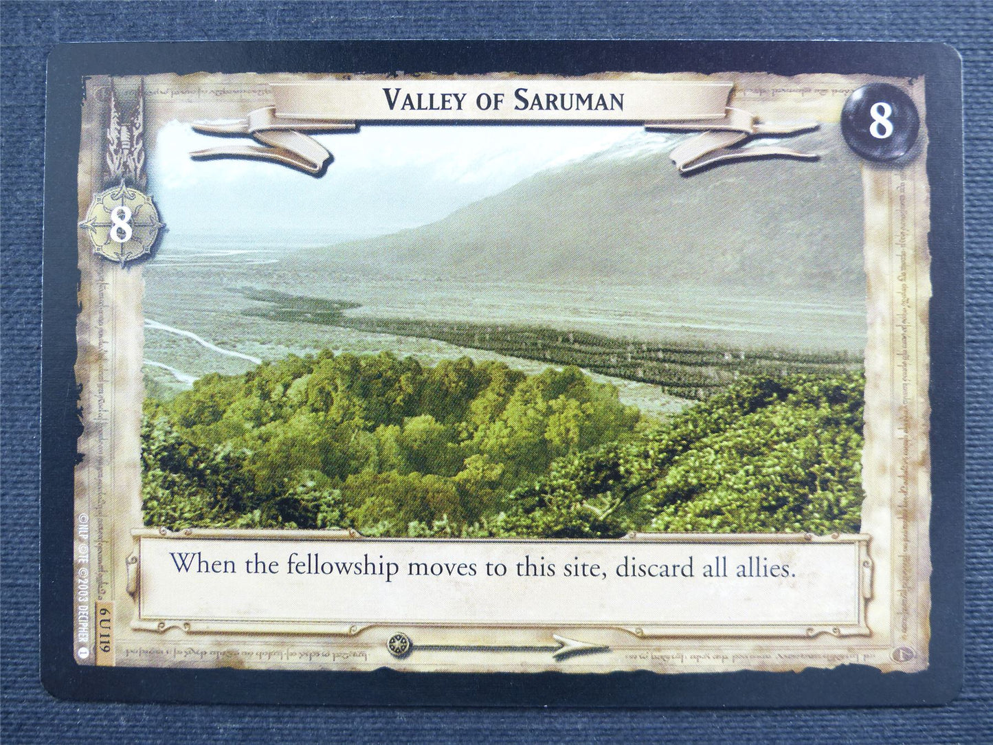 Valley of Saruman 6 U 119 - LotR Cards #2XY