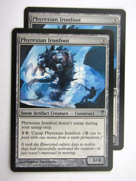 MTG Magic Cards: PHYREXIAN IRONFOOT x2 # 27C95