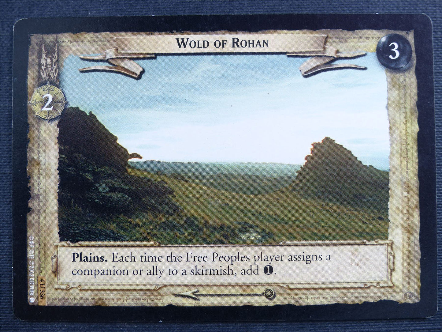 Wold of Rohan 4 U 336 - LotR Cards #2S0