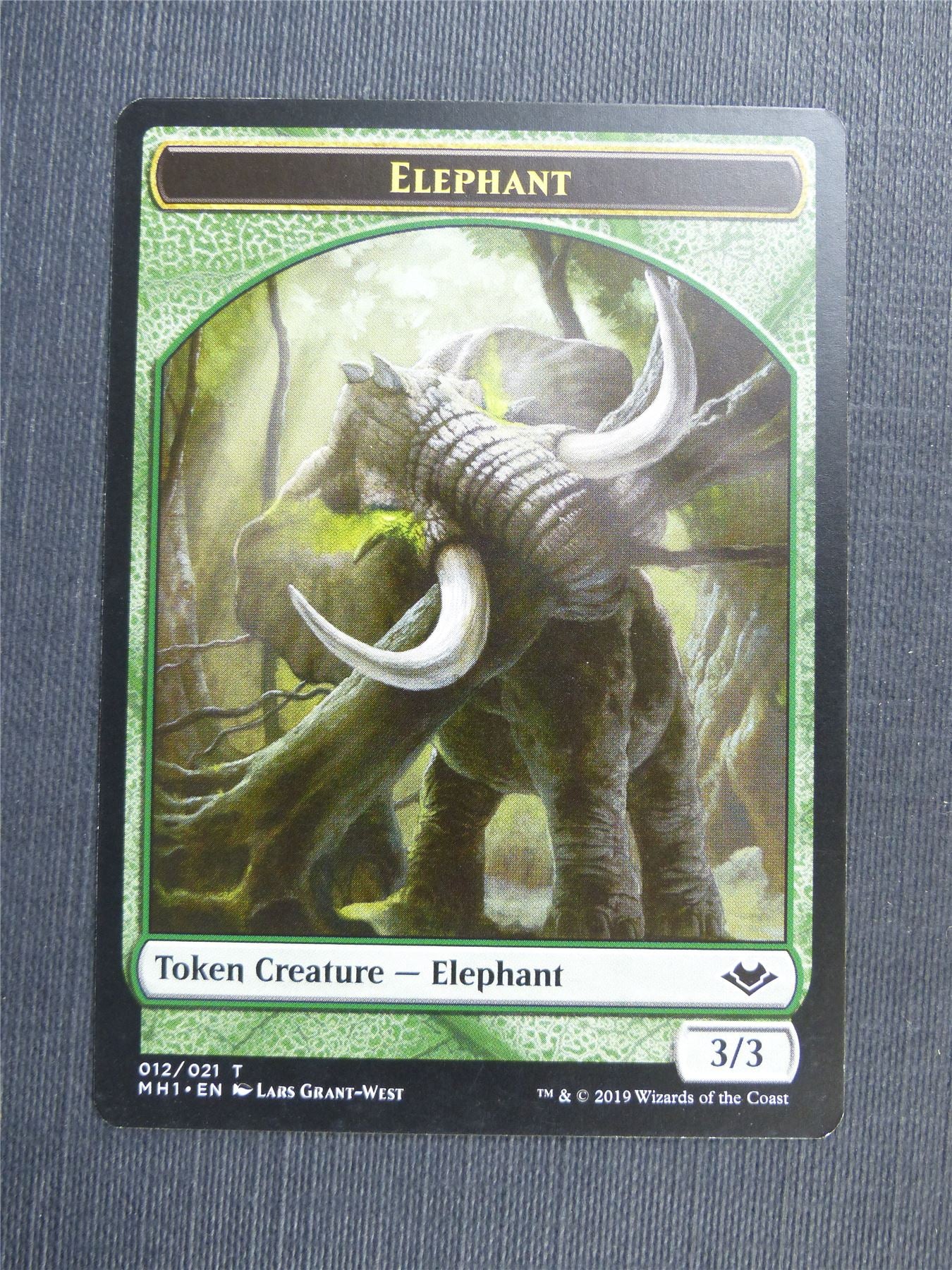 Zombie / Elephant - Mtg Magic Token Cards #4OG