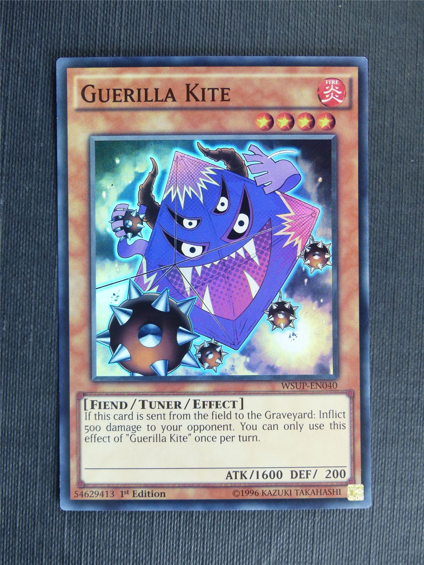 Guerilla Kite WSUP Super Rare - 1st ed - Yugioh Cards #YB