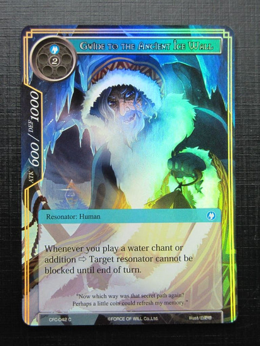 Force of Will Cards: GUIDE TO THE ANCIENT ICE WALL FOIL # 18G21