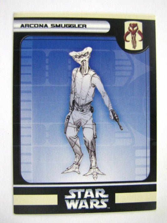 Star Wars Miniature Spare Cards: ARCONA SMUGGLER # 11B36