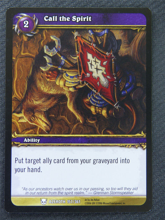 Call The Spirit - Common - World Of Warcraft #1D7