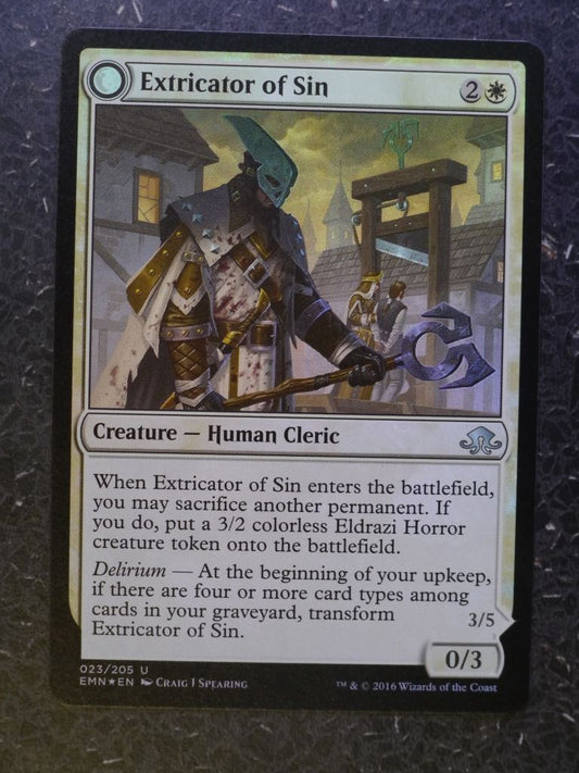 MTG Magic Cards : EXCRICATOR OF SIN FOIL # 8D64