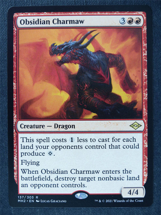 Obsidian Charmaw - MH2 - Mtg Magic Cards #G2