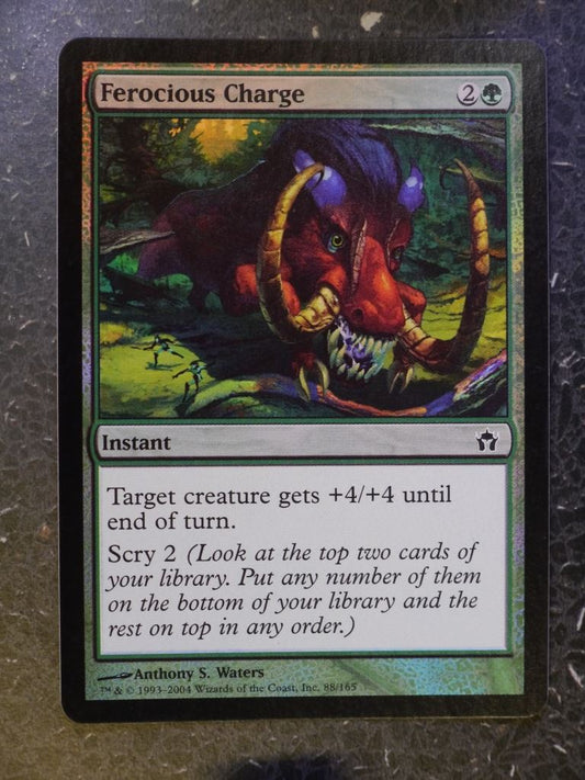 MTG Cards: FEROCIOUS CHARGE FOIL # 5B42