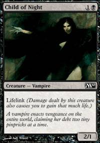 Mtg Magic Card: M10 : Child of Night